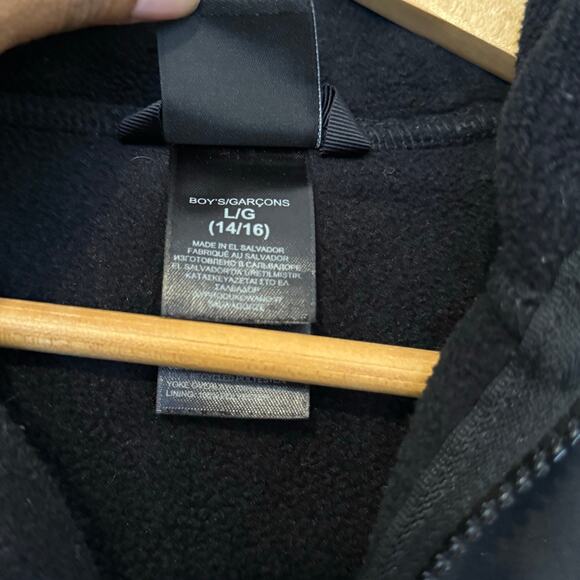 .The North Face Boys Denali Fleece Jacket Black Size L (14/16) Gorpcore Outdoor - Picture 4 of 6